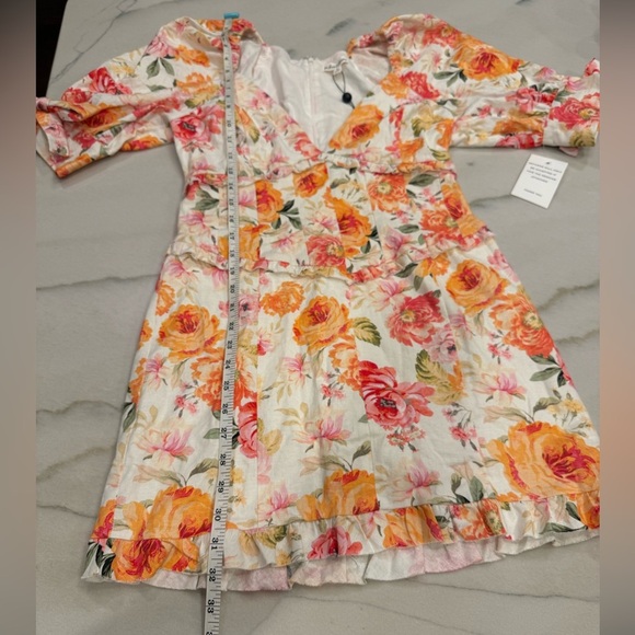 For Love & Lemons Julep Dress Size Medium Floral Mini Dress NWT - Picture 12 of 16